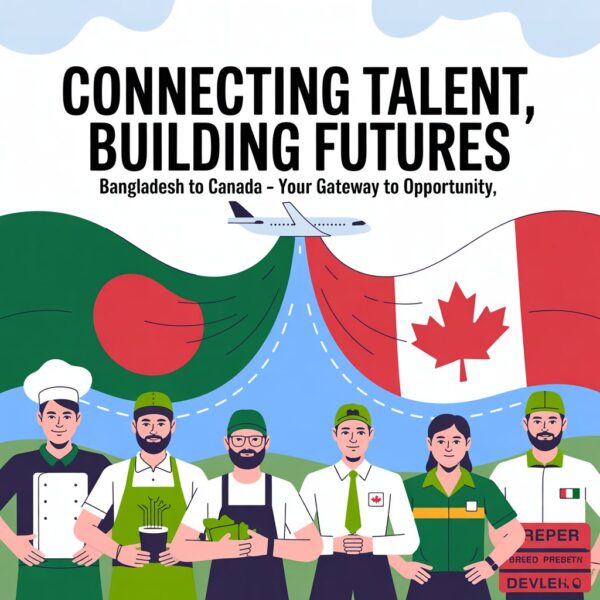 🇨🇦 Do you want to come to Canada? ✈️ Skilled Bangladeshi Worker Supply for Canada 👷‍♂️